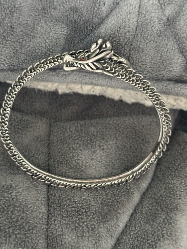 925 silver plated dragon - silver,