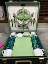 Vintage Brexton Cased Picnic