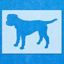 Border Terrier Dog Stencil