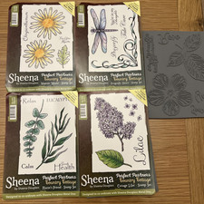 X5 Sheena Douglass Embossing Craft Stamps 