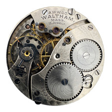 Antique 0s 1907 Waltham 15j