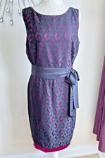 Sangria Black & Pink Lace
