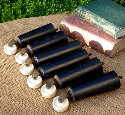 Vintage wooden furniture legs - vintage,