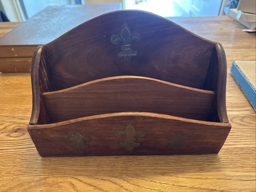 Vintage wooden desk stationery - desk,