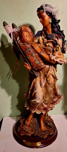 Native indian wife - native, figurine
