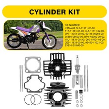 Cylinder Barrel Kit For Yamaha PW50 60cc Big Bore Head Piston PY QT PW 50 60 cc