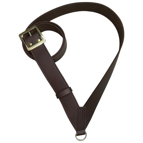 Premium brown leather - leather, marching