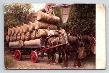 England, Kent: 'Hop Picking' Loading Pockets For Market. Posted 1905.