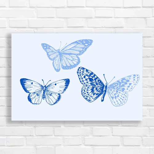 Elegant butterfly canvas - elegant,