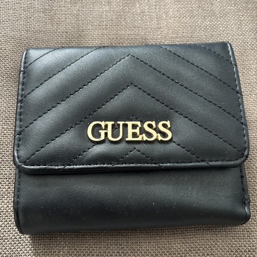 Black guess leather faux - guess,