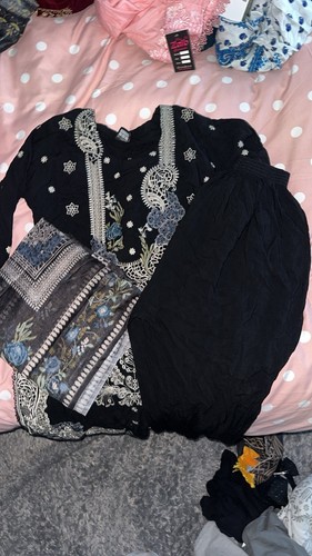 Women black embroidered - black,