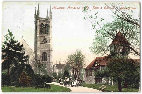 Maidstone museum gardens - gardens, st