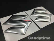 Chrome 3D Raised S Fuel Tank