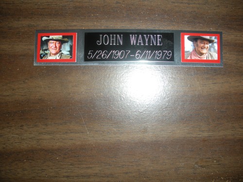 John wayne nameplate - john,