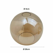 Vintage Amber Glass Ceiling