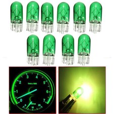 10pcs Green T10 501 3W Car