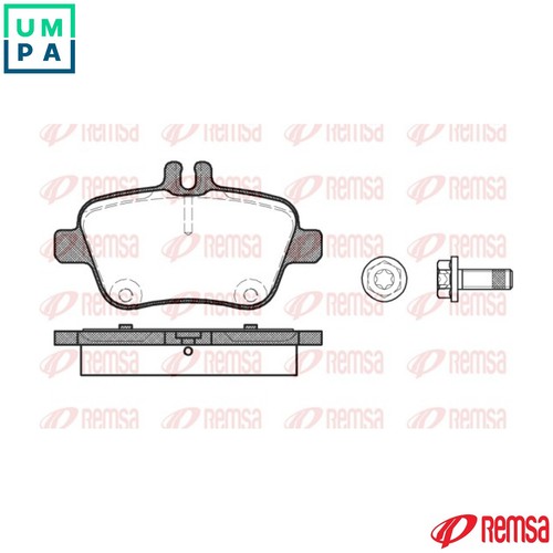 Brake pad set disc - brake,