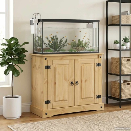 Aquarium stand brown - brown, 81.5