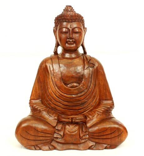 51cm wooden dhyani mudra - 51cm,