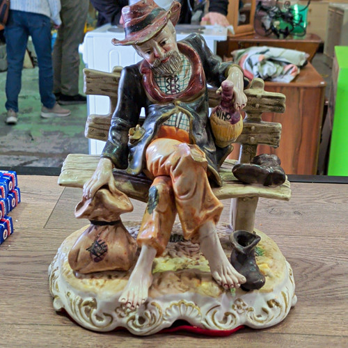 Vtg capodimonte tramp bench - vtg,