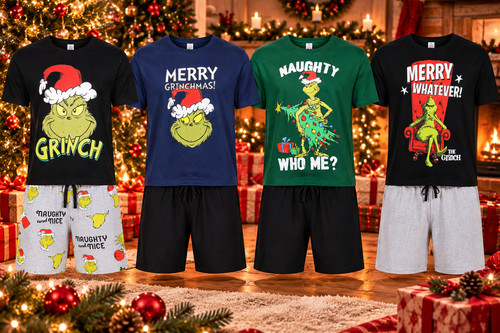 The grinch mens short - the, pyjama