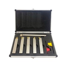 6PC INDEXABLE TURNING AND BORING TOOL SET 20MM SHANK WITH TCMT 16 TIPS RDGTOOLS