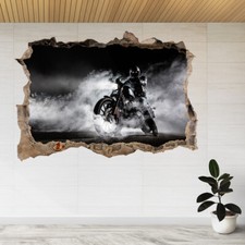 Motorcycle With Man Rider