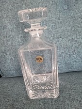 Antique Crystal Decanter with