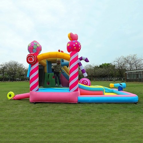 Inflatable bounce 550w house - inflatable,