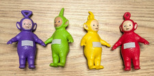 TELETUBBIES 4 SET SOLID FIGURES - CAKE TOPPERS - PO, LAA LAA, DIPSY, TINKY WINKY