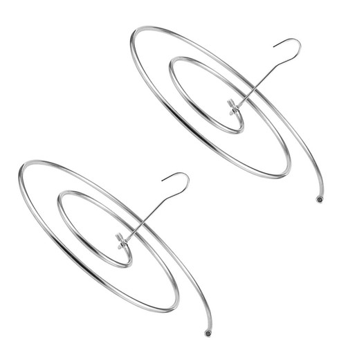 2pcs spiral quilt rack blanket - 2pcs,