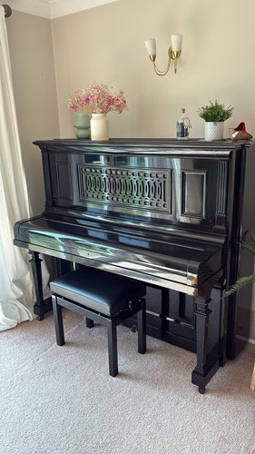 Steinway sons upright piano - &,