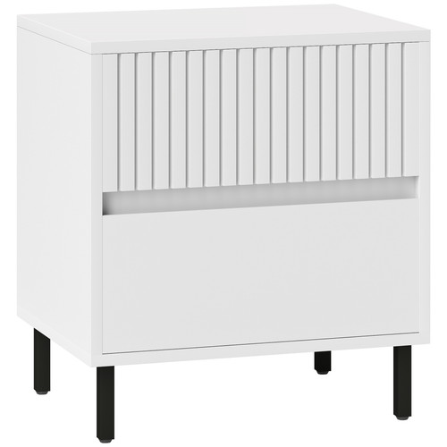 Bedside table with - 2, drawers