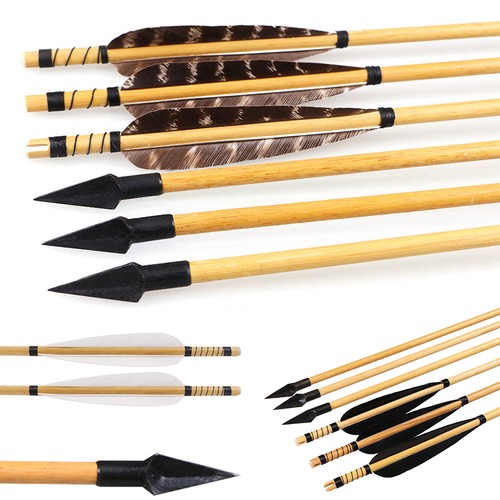 6pc wooden arrows turkey - wooden,