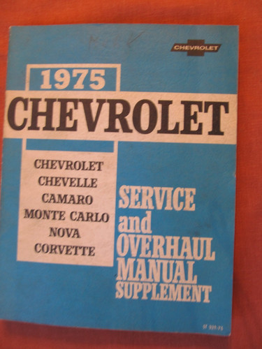 Oem 1975 chevrolet - 1975, factory