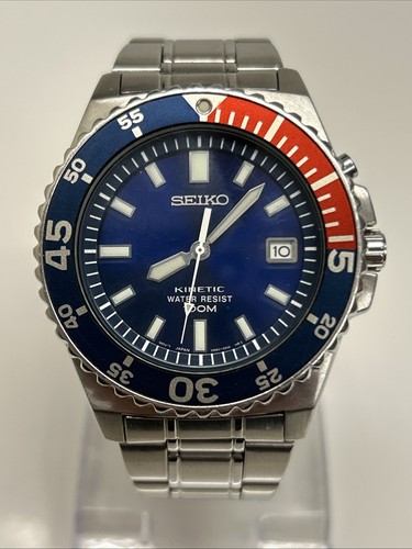 Seiko kinetic pepsi - seiko, bezel