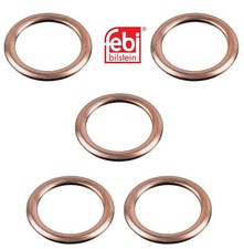5x Febi Sump Plug Washer For