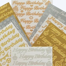 HAPPY BIRTHDAY STICKER SETS