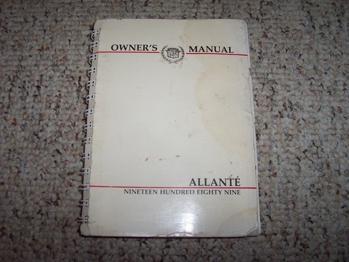 1989 cadillac allante - 1989,