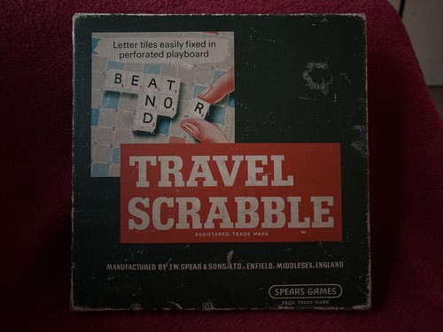 Vintage spears travel scrabble - vintage,