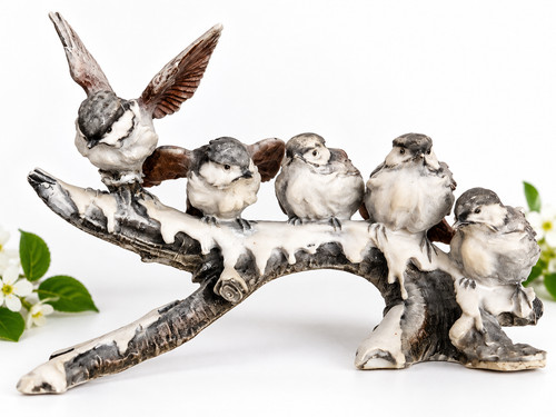 Vintage porcelain birds - vintage, on