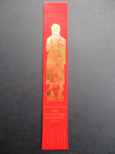 Leather bookmark sir robert - bookmark,