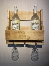 Wooden wine gin - wine, holder