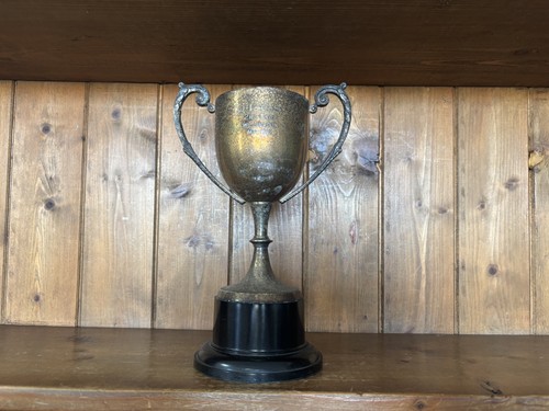 Large vintage silver plate