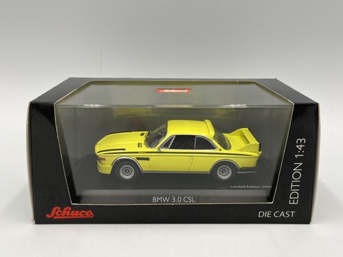 Schuco bmw 0 csl yellow - 1/43,