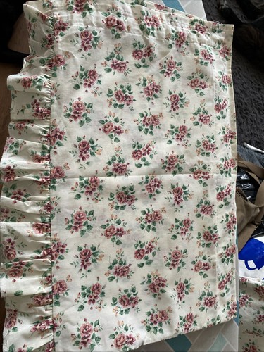 Vintage floral curtains - vintage, with