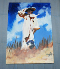 Gust of Wind, Steve Strode after John Singer Sargent, Original Painting 10" x 7"