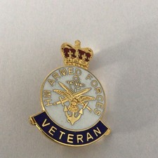 Armed Forces Veterans Lapel Badge