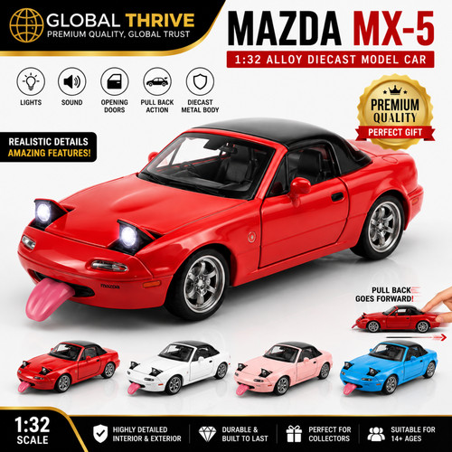 Mazda 5 miata diecast - 1:32,