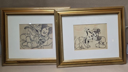 Vintage rare disney sketch - 2,